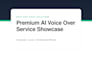 create natural ai voice over from your text in any language